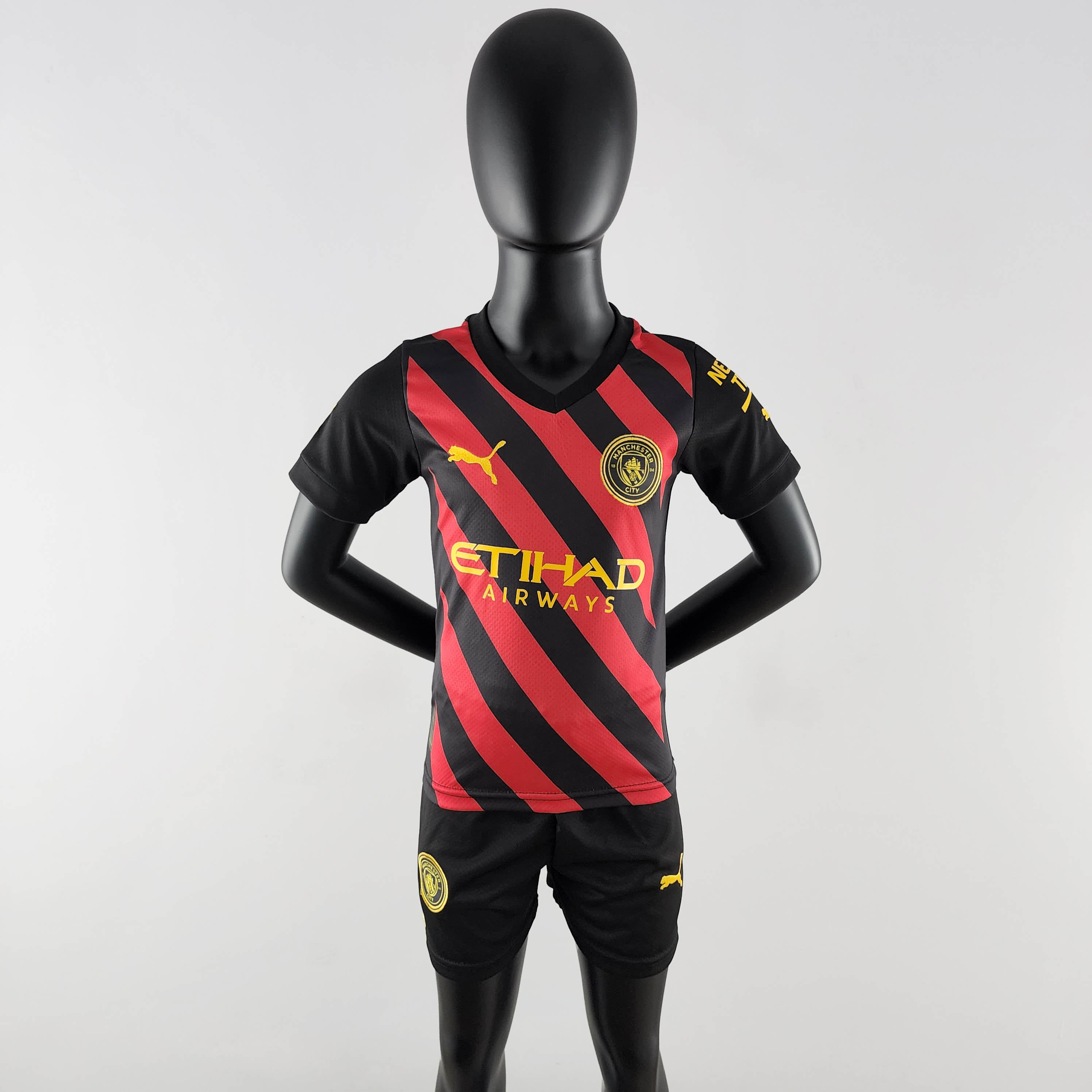 2022/2023 Manchester City Away Football Shirt 1:1 Thai Quality Kids Size:football jersey mysite: unitedjerseyfootball 邓江浪:football