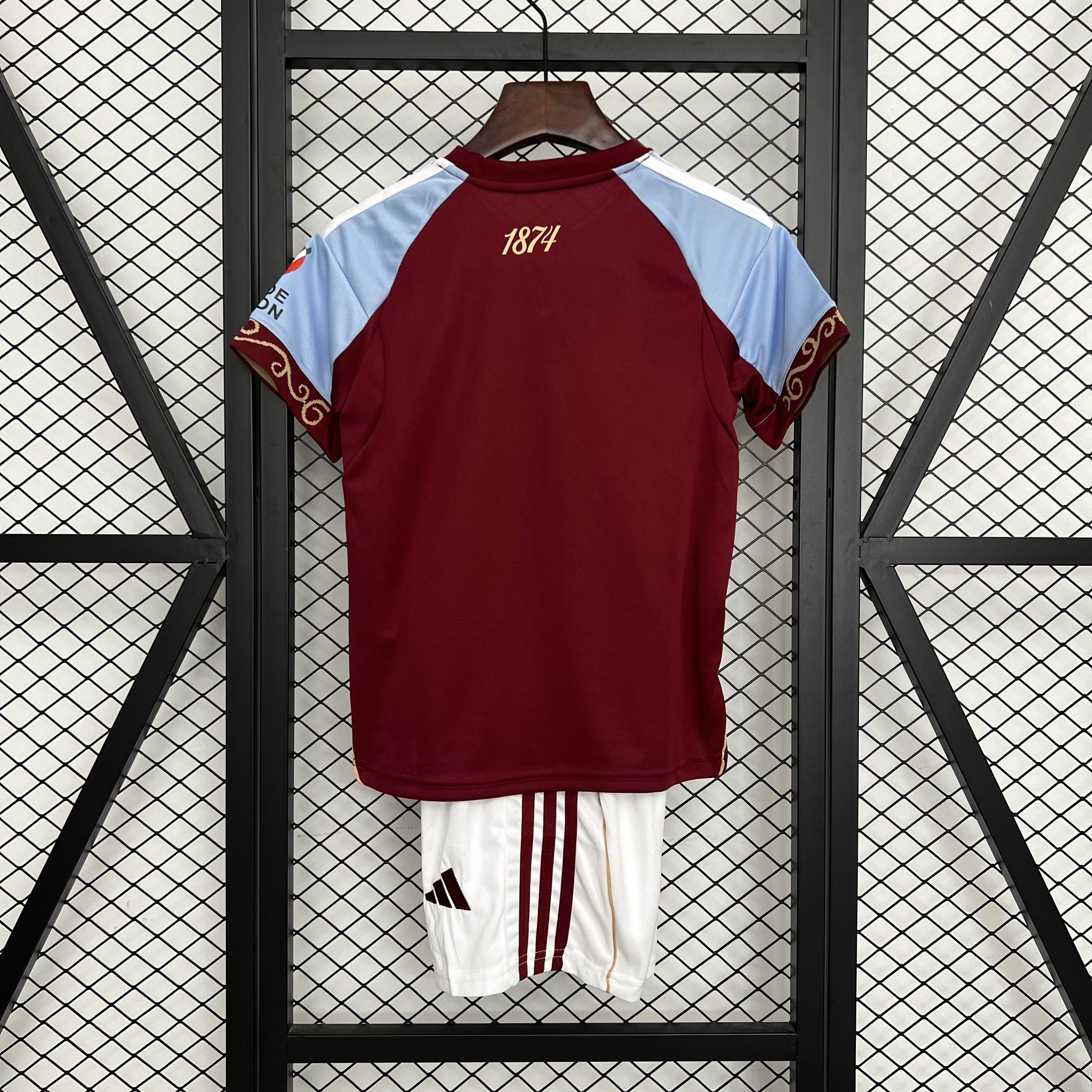 2025/2026 Aston Villa Home Football Shirt 1:1 Thai Quality Kids Size:football jersey mysite: unitedjerseyfootball 邓江浪:football