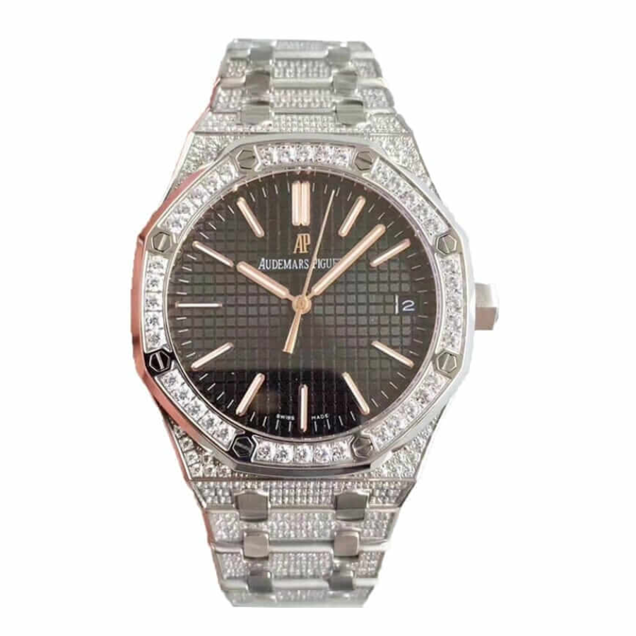 AP Iced Out Watch Replica 1