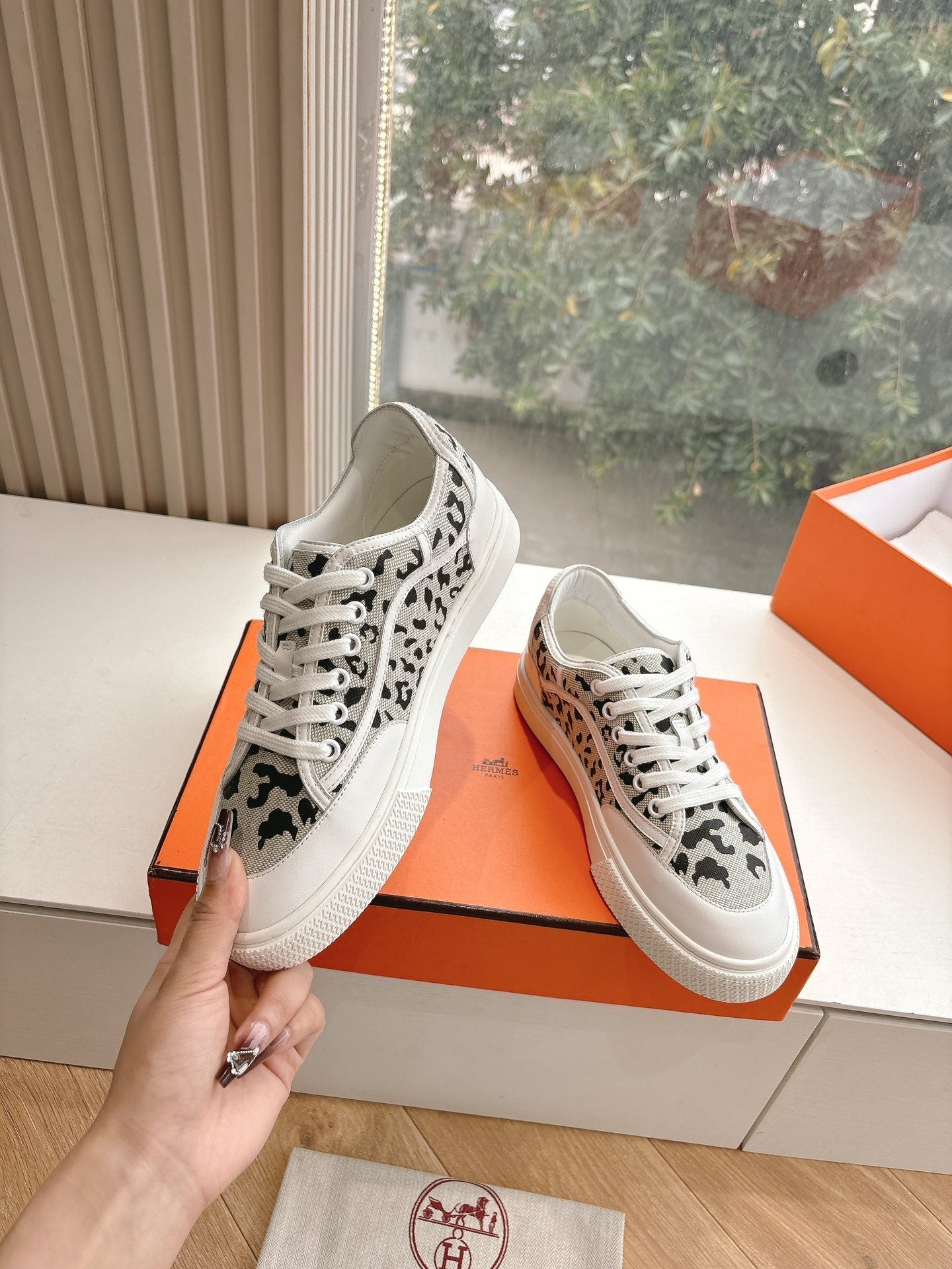 GET SNEAKER IN BLACK MIX PALE GRAY MAXI CANVAS AND CALFSKIN、mysite、Cacoeks