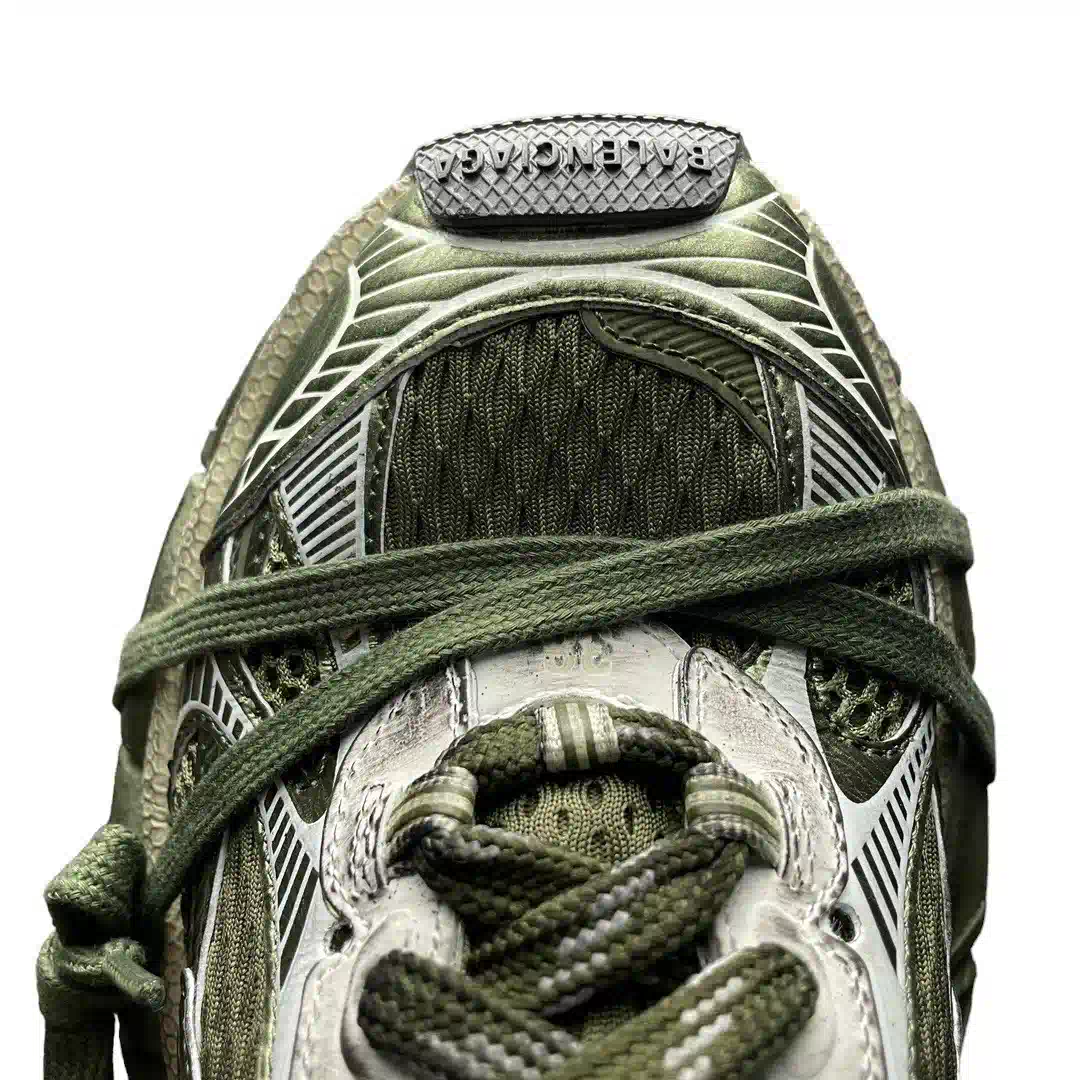 Balenciaga 3XL Sneaker in Dark Green and Light Beige、mysite、Cacoeks