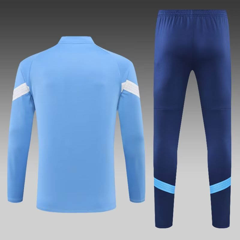 2022/2023 Manchester City Half-Pull Training Suit Blue Football Shirt 1:1 Thai Quality Set:football jersey mysite: unitedjerseyfootball 邓江浪:football