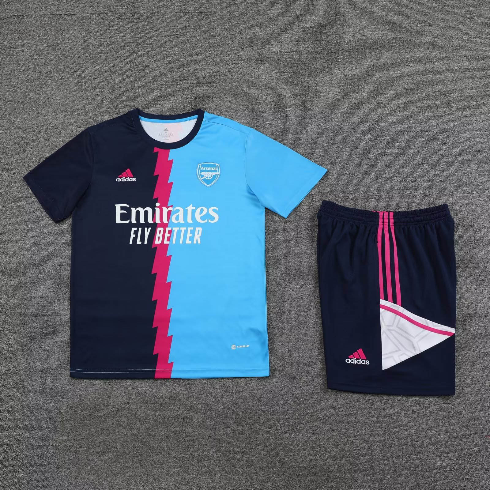 2022/2023 Arsenal Training Wear Blue Set Soccer Jersey:football jersey mysite: unitedjerseyfootball 邓江浪:football