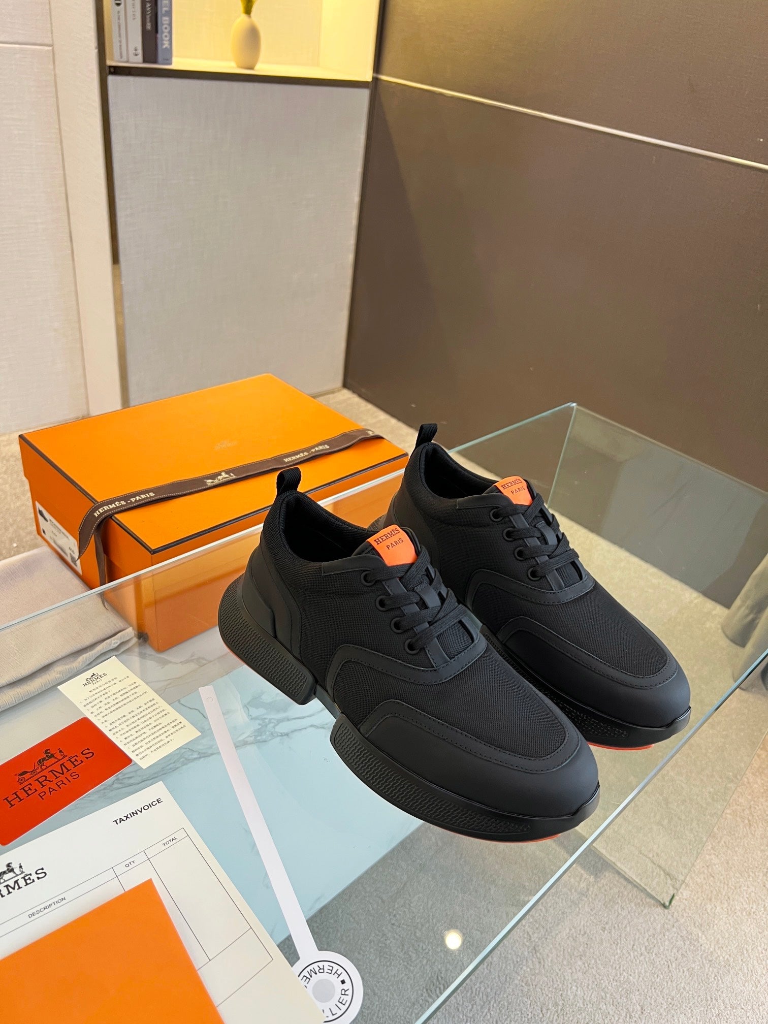 GIGA SNEAKER BLACK CALFSKIN、mysite、Cacoeks