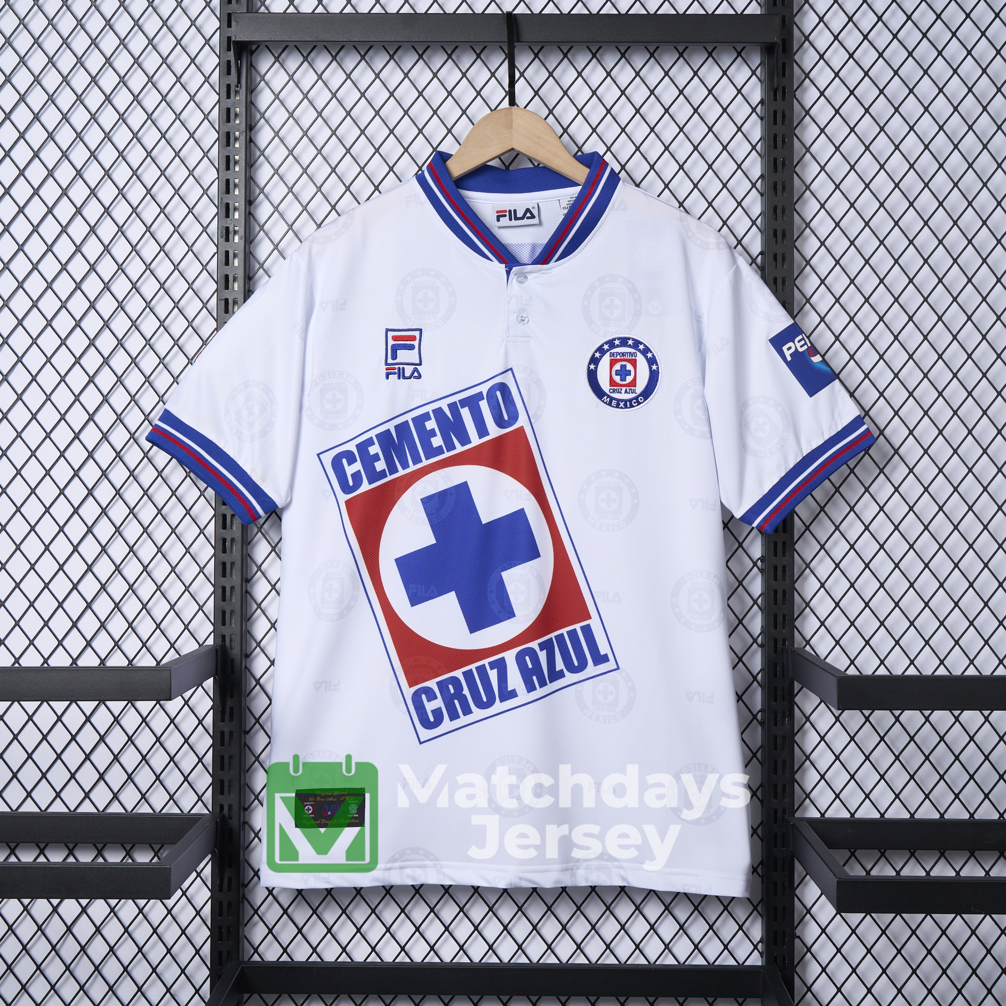 GlobeJersey-Retro Cruz Azul 1998-99 Away Jersey - Fans Version