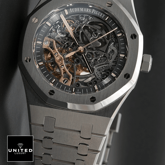 Audemars Piguet Stainless Steel Case Skeleton Dial Replica front view
