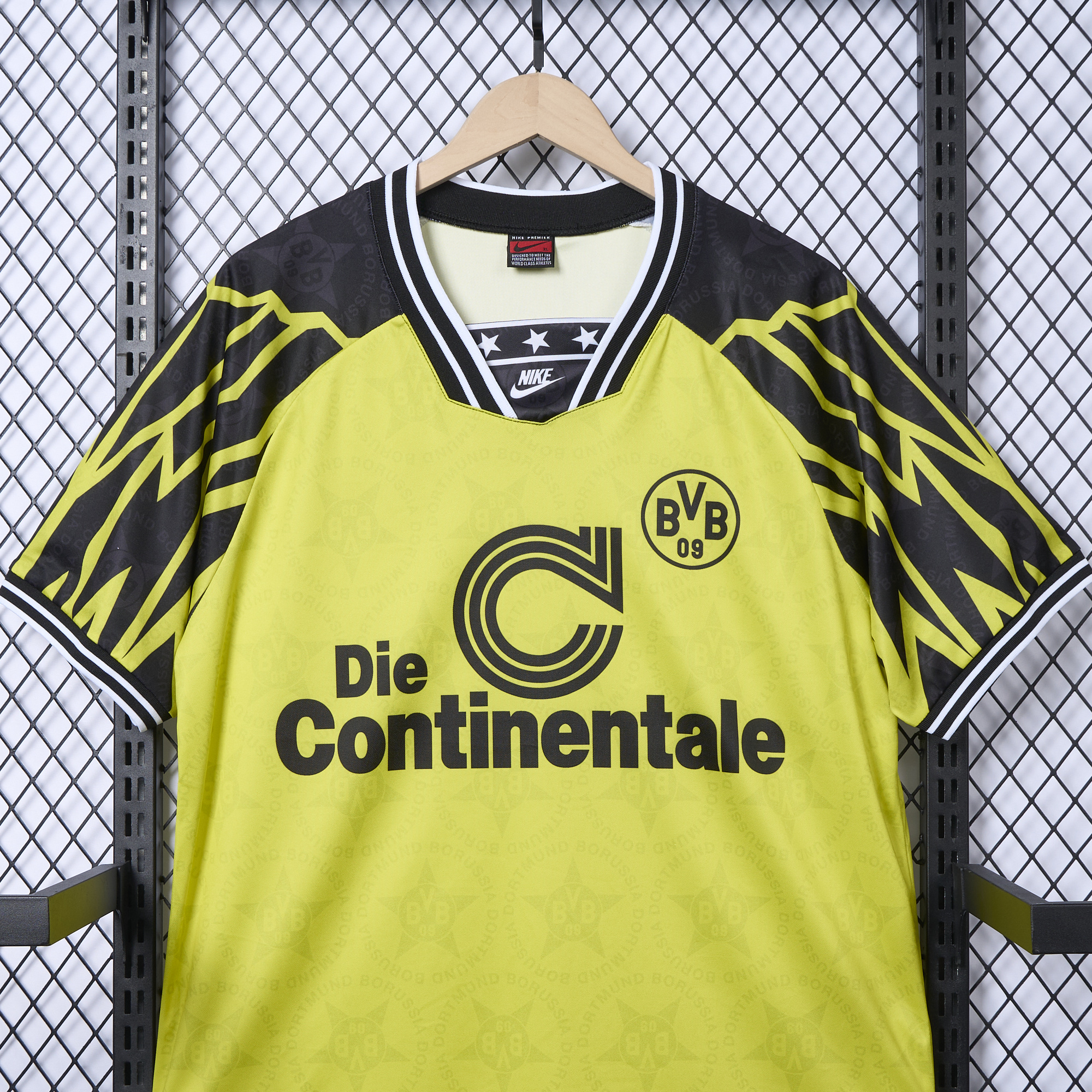 ManixJersey.com | Dortmund Retro 94-95 Home Shirt -Customize Name, Number and Patch | Worldwide Shipping