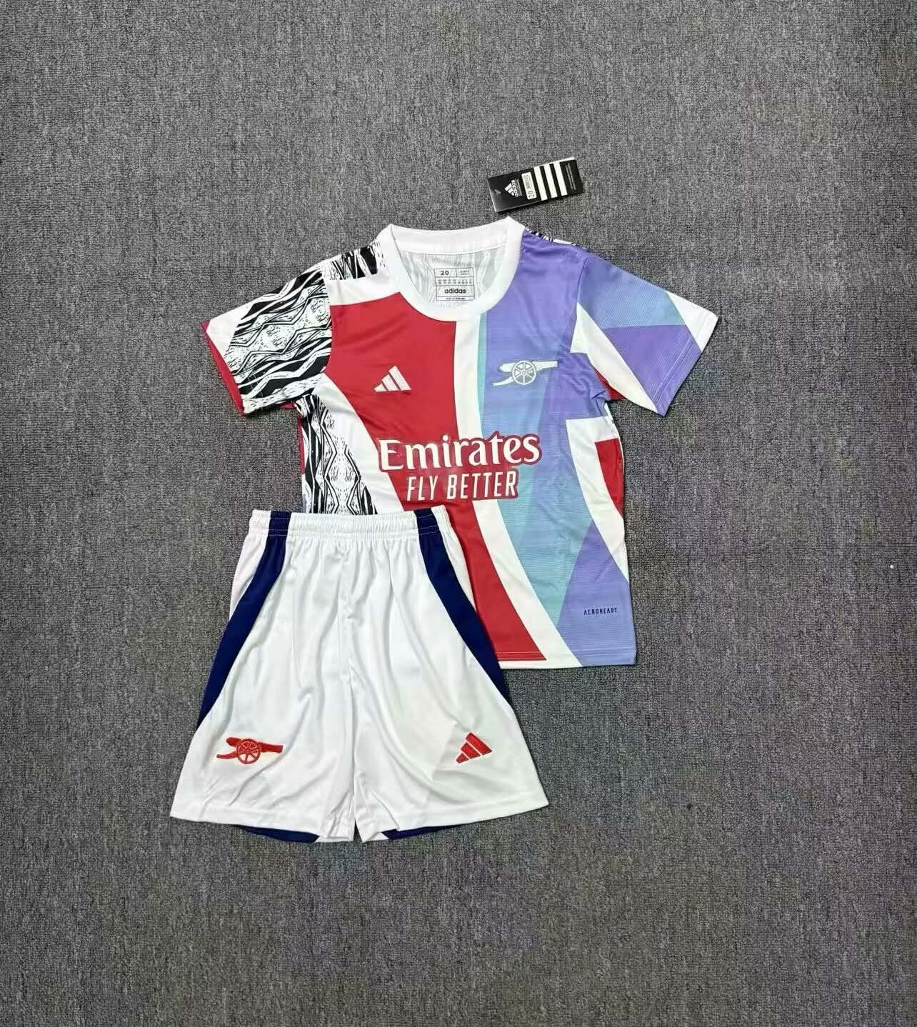 2024/2025 Arsenal Pre-match clothing Football Shirt 1:1 Thai Quality Kids Size:football jersey mysite: unitedjerseyfootball 邓江浪:football