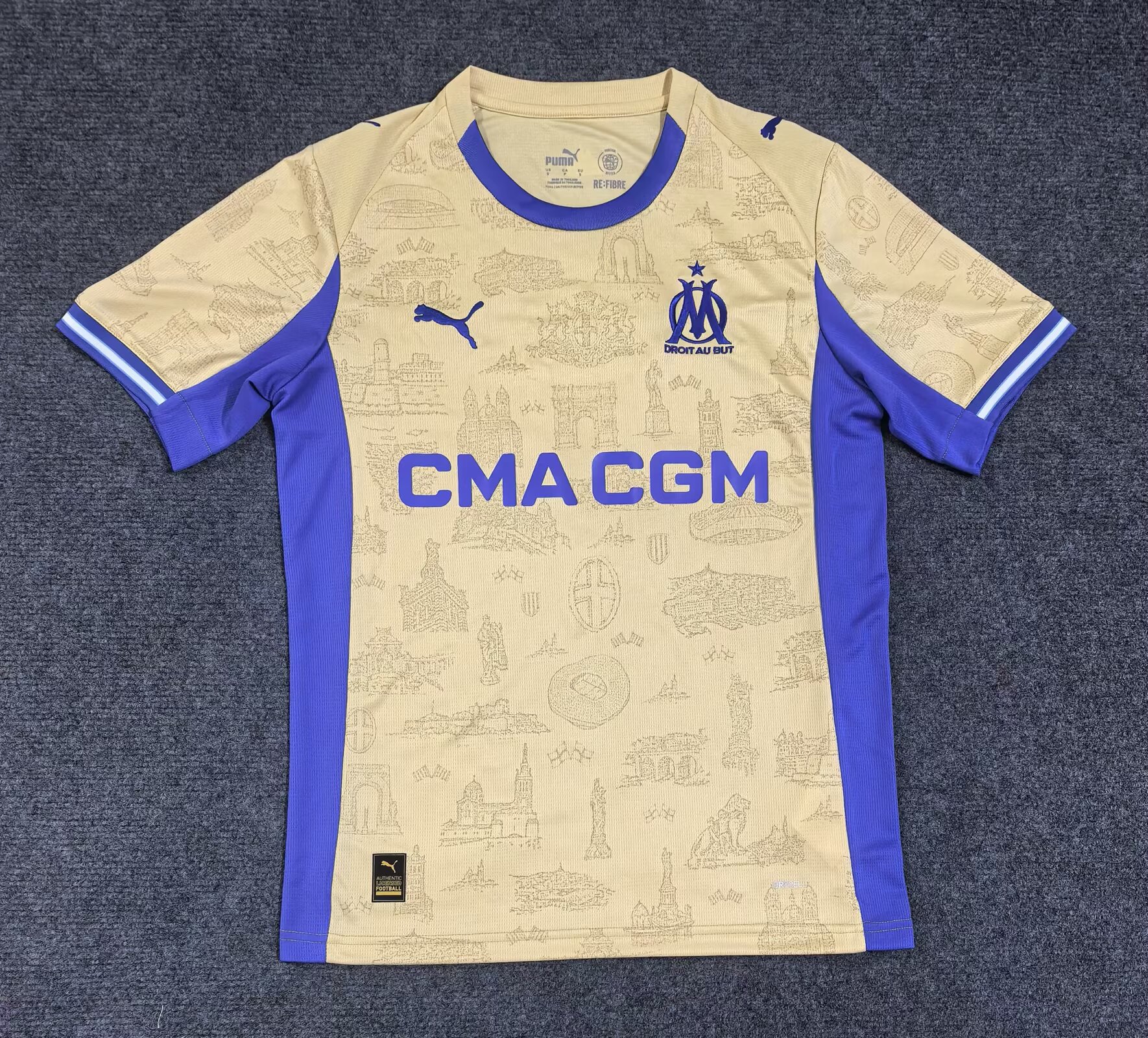 2025/2026 Olympique de Marseille Fourth Away Football Shirt 1:1 Thai Quality:football jersey mysite: unitedjerseyfootball 邓江浪:football