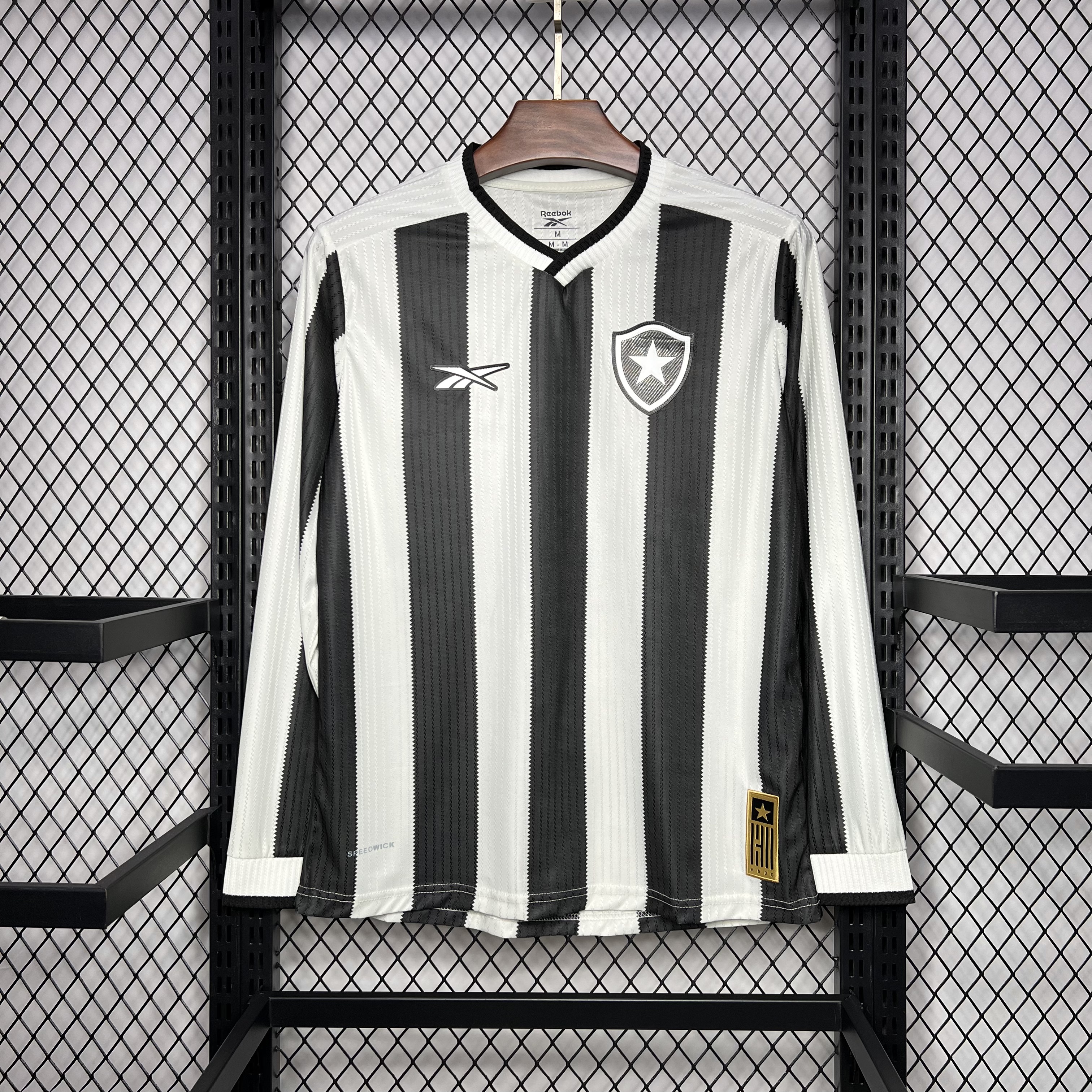 Higojerseys-Botafogo 2024 Home Unsponsored Long Sleeves Jersey - Fans Version