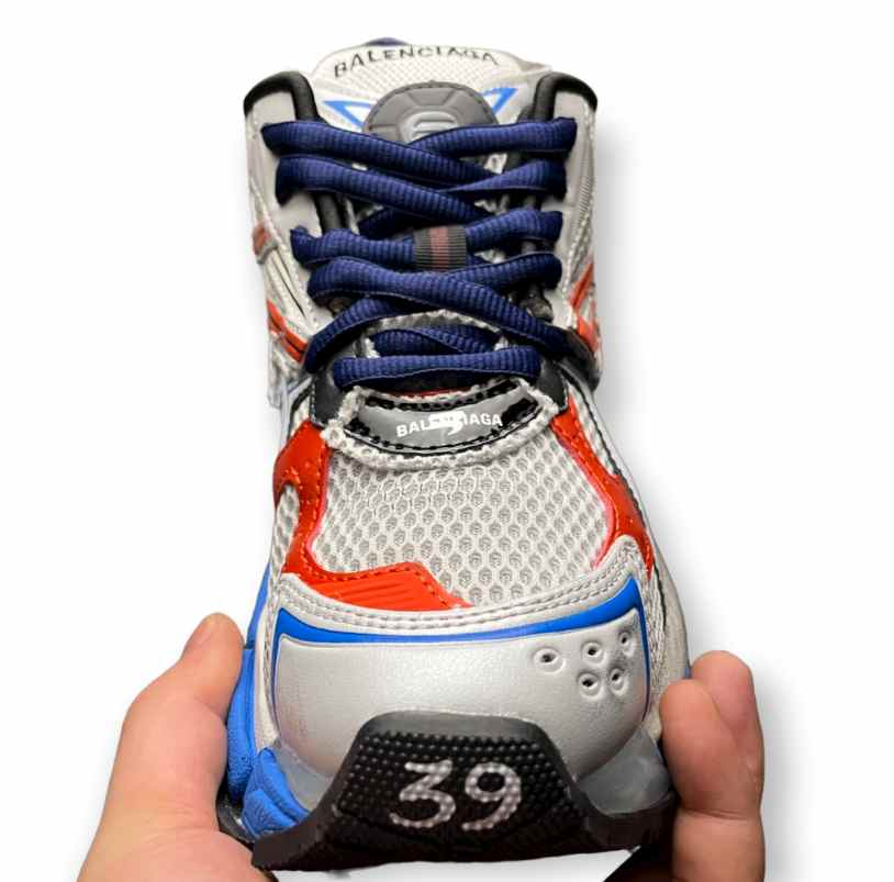 Balenciaga Runner Trainer In Silver Blue Red、mysite、Cacoeks