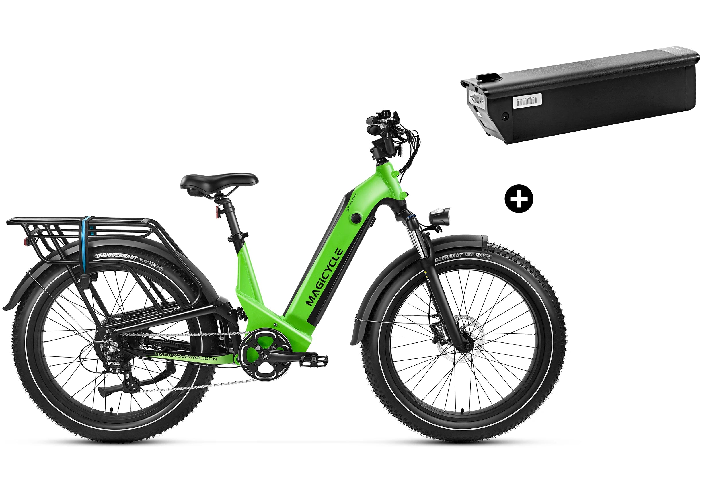 Magicycle Deer Step-Thru Full Suspension Ebike SUV、mySite、bearsvspackers