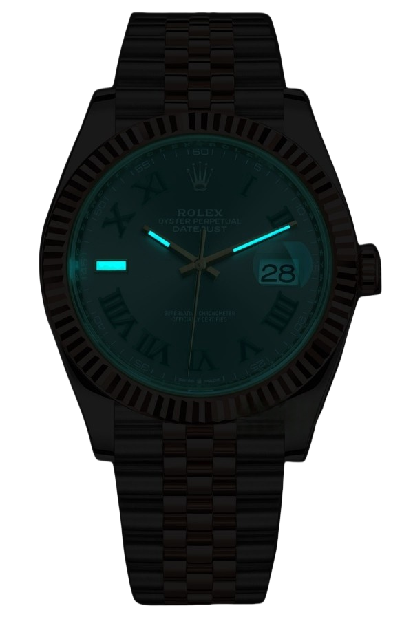 Rolex Datejust 41mm Super Clone Swiss Watch Everose Two Tone Jubilee Bracelet Chocolate Dial Ref M126331-0016-3235 Swiss Movement