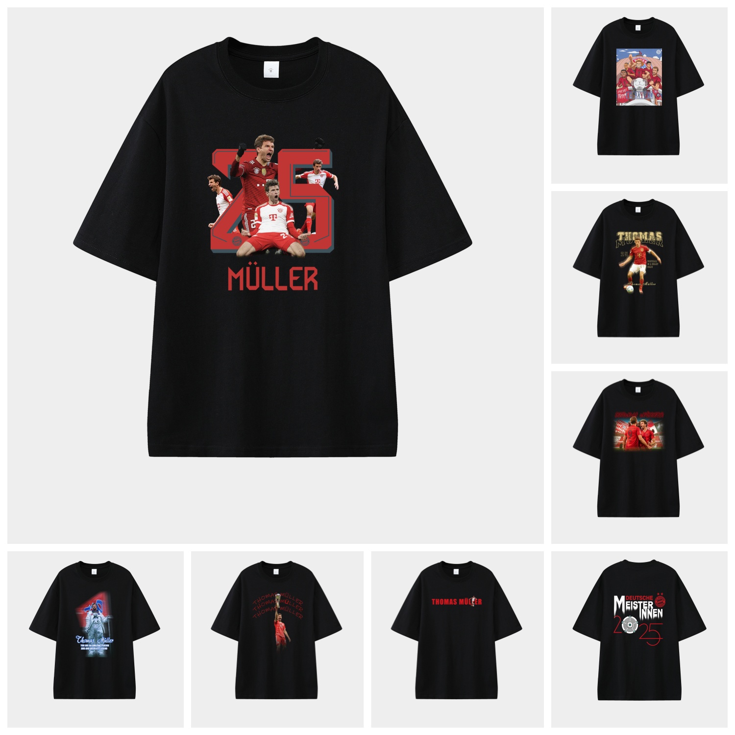 UltraTrikot-Bayern Munich Müller‘s Personal Highlights Unisex Pure Cotton T-shirt