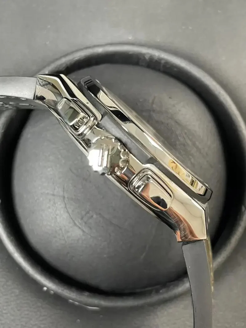 Hublot Classic Fusion Ref. 541.NX.8970.LR Super Clone Watch – Titanium Green Dial Chronograph Leather Strap Fake Replica