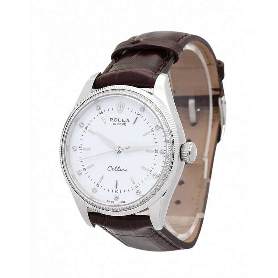 Rolex Cellini Danaos 4233 White Dial Replica-fasswatch