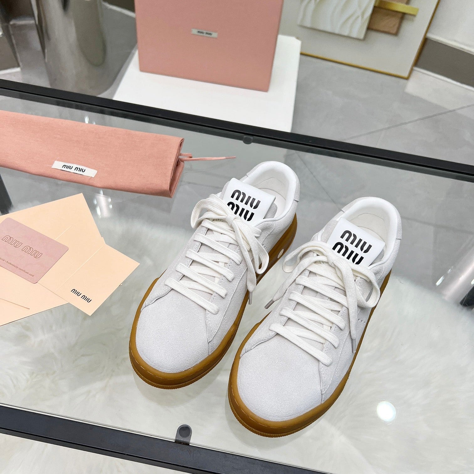 ECRU SNEAKERS IN LIGHT GREY SUEDE、mysite、Cacoeks