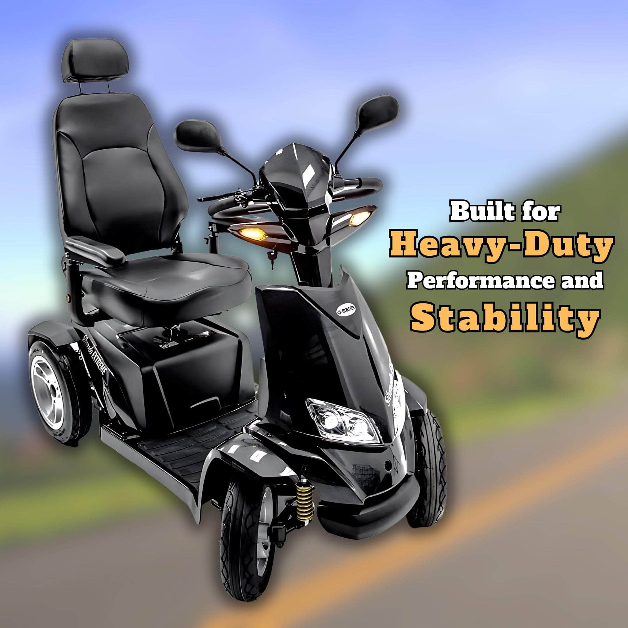 Merits Silverado Extreme Heavy-Duty Scooter: Built for Heavy-Duty Performance and Stability