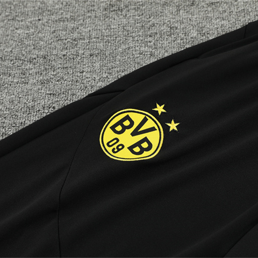 Higojerseys-Dortmund 24-25 Long Sleeve Training Set - Black