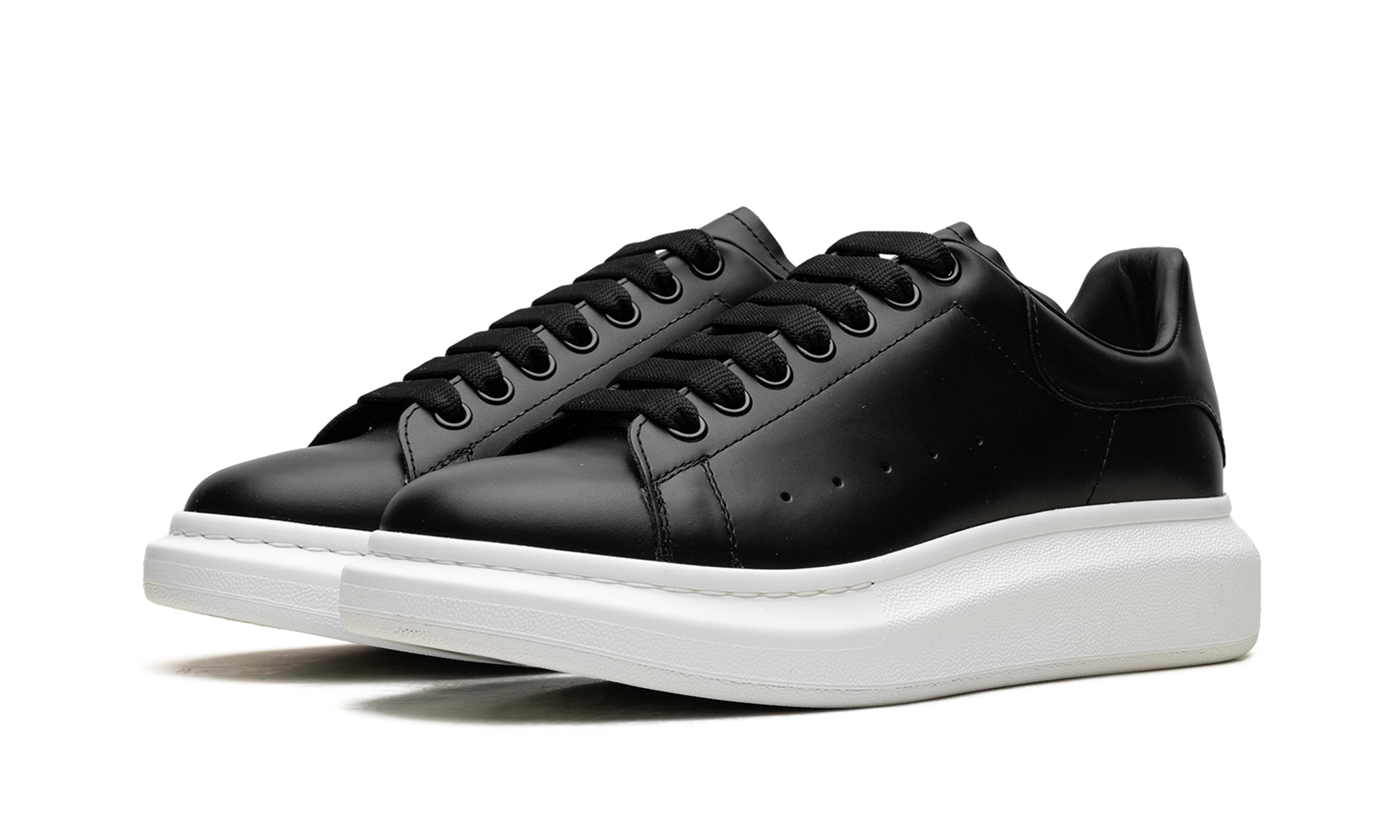 Alexander Mcqueen Oversized Lace-up Sneakers "Black/Pop-Black"、mysite、Cacoeks