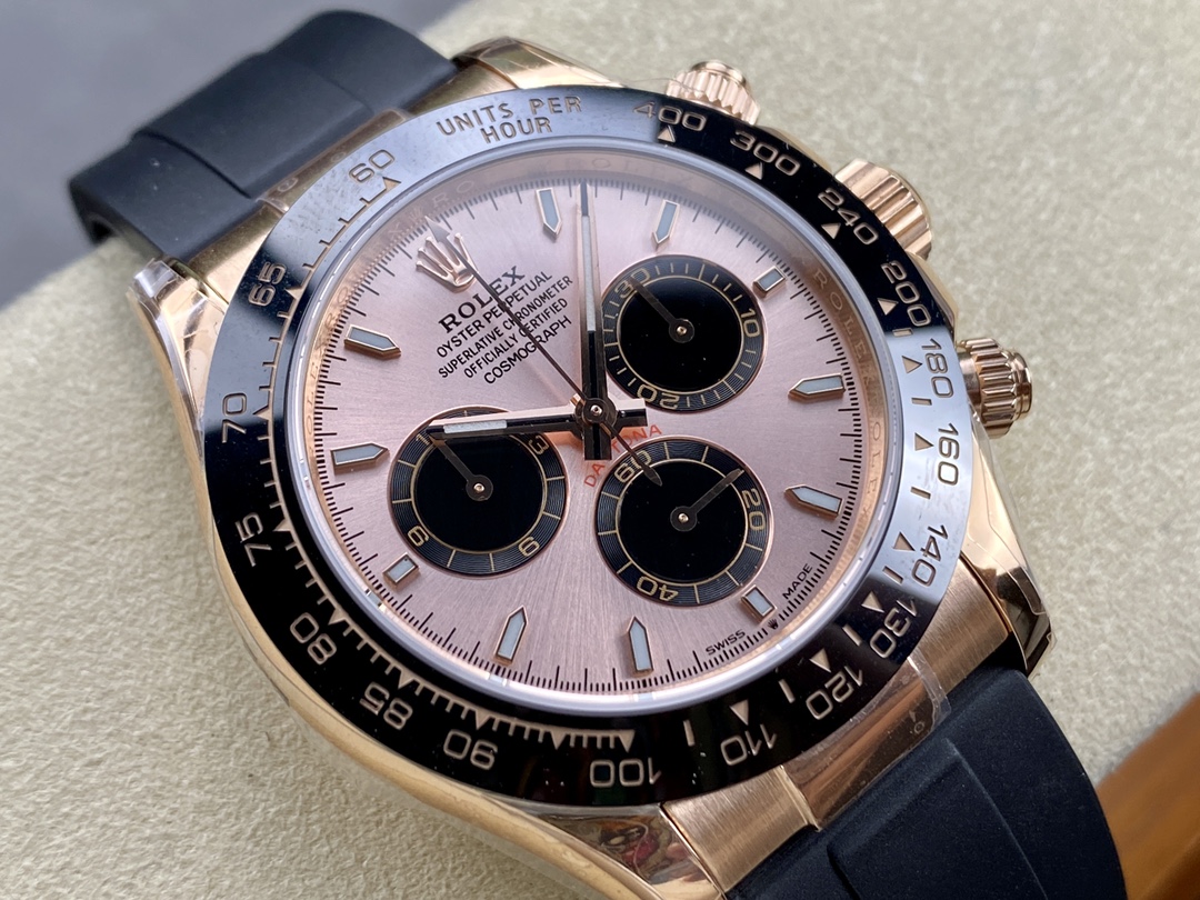 Rolex Daytona 126515LN 0006 Sundust 40mm Everose Gold Oysterflex 2025-fasswatch