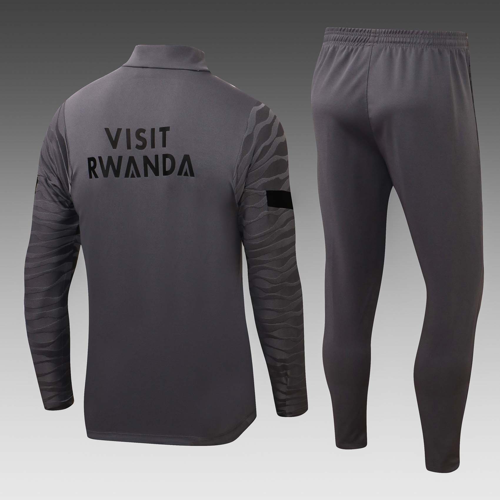 2021/2022 Psg Paris Saint-Germain Half-Pull Training Suit Gray Set:football jersey mysite: unitedjerseyfootball 邓江浪:football