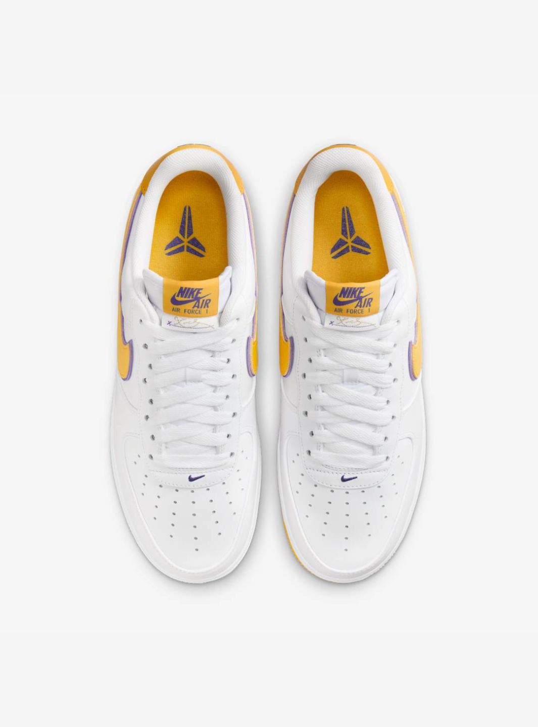 Nike Air Force 1 Low Retro QS Kobe Bryant Lakers Home、NIKE、Cacoeks