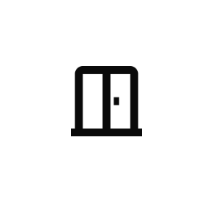 Pre-assembled shed door