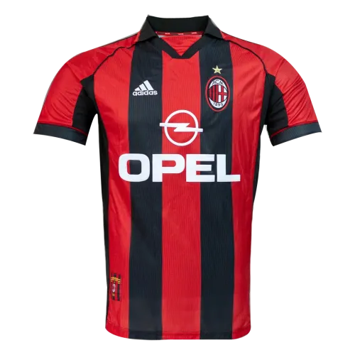 98-00 AC Milan Home soccer jersey- Retro version: Ajax 24-25 Home Stadium Jersey - Fans Version mysite: Adidas luxuryfootballshirts.com: https://www.luxuryfootballshirts.com/