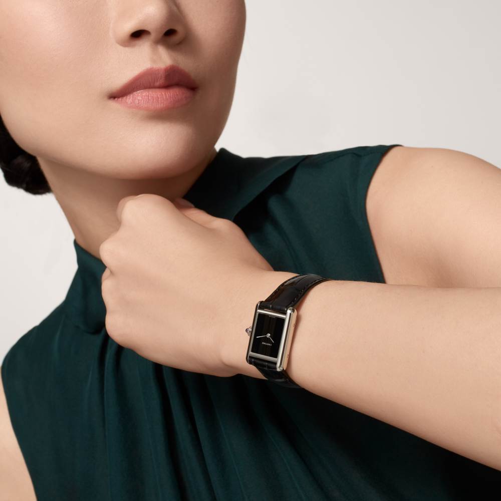 Super Clone 1:1 Cartier Tank Must Watch Small Model Black WSTA0071 Replica-fasswatch