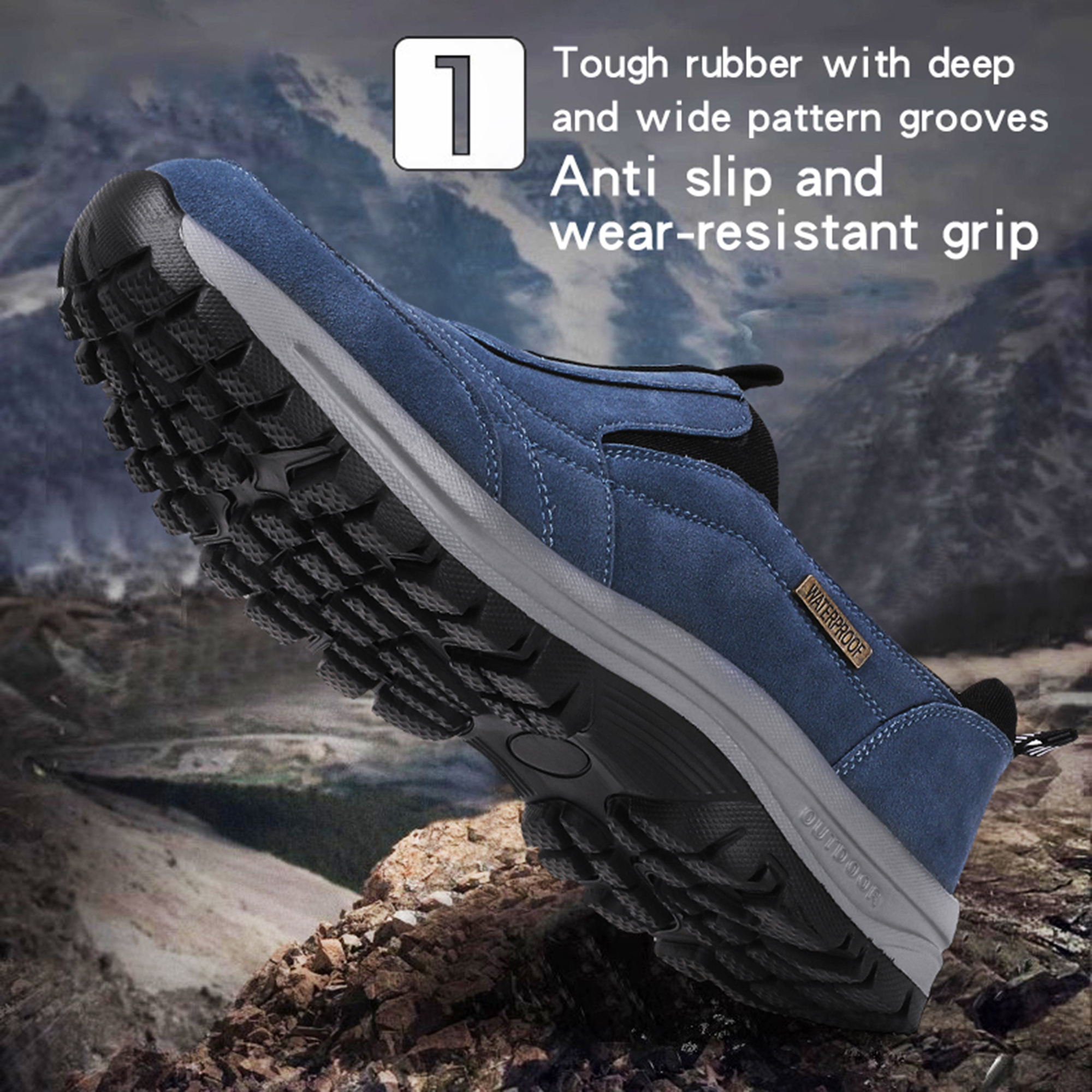 Men's Lightweight Foot Pain Relief Slip-on Shoes