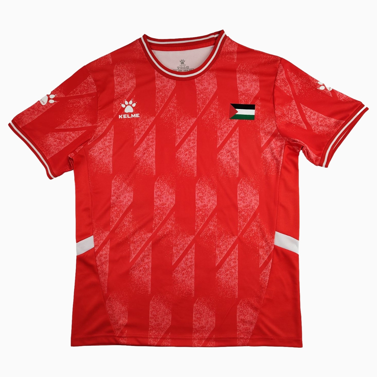 GlobeJersey-Palestine National Team 2024 Home Red Jersey - Fans Version