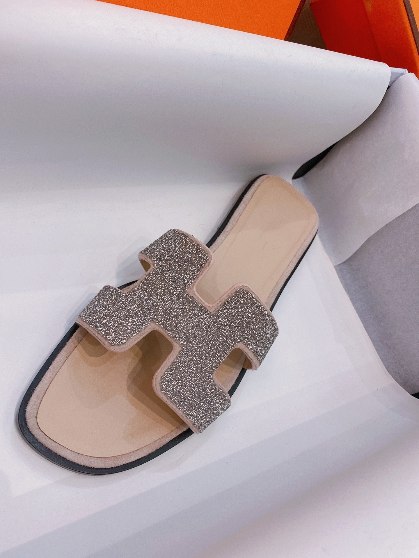 0ran Sandal Caviar Light Brown Leather、mysite、Cacoeks