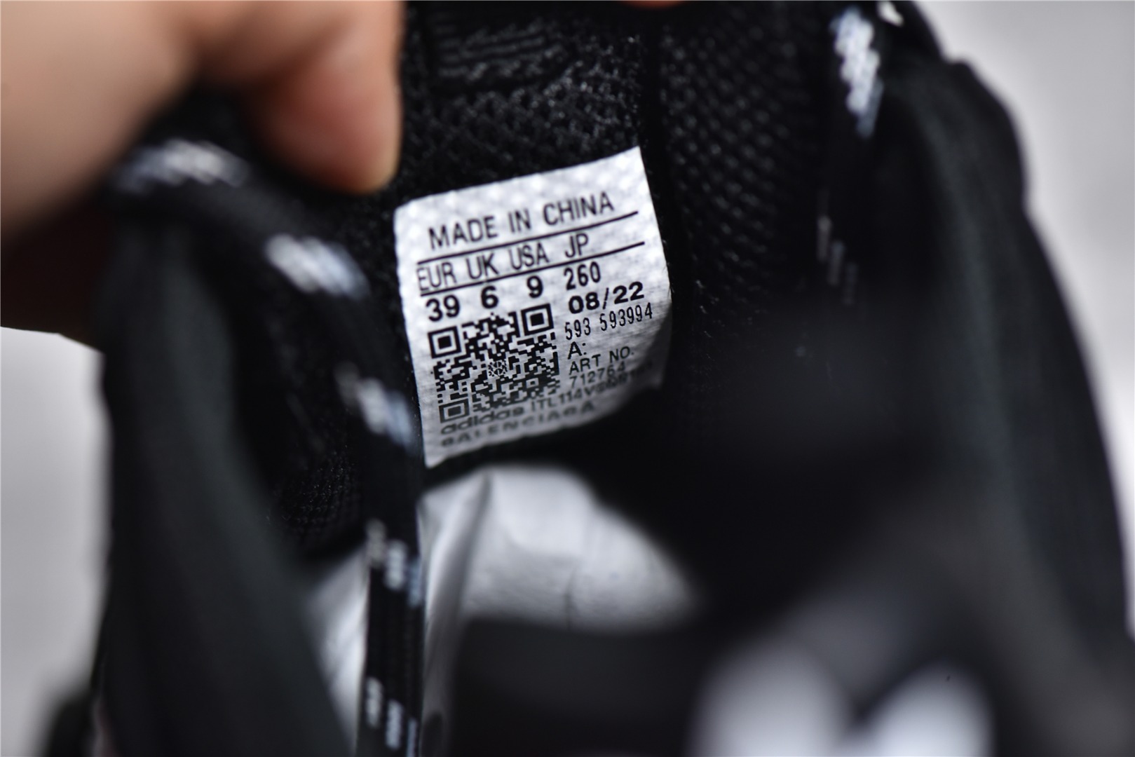 Balenciaga Triple S Sneaker x Adidas in Black、mysite、Cacoeks