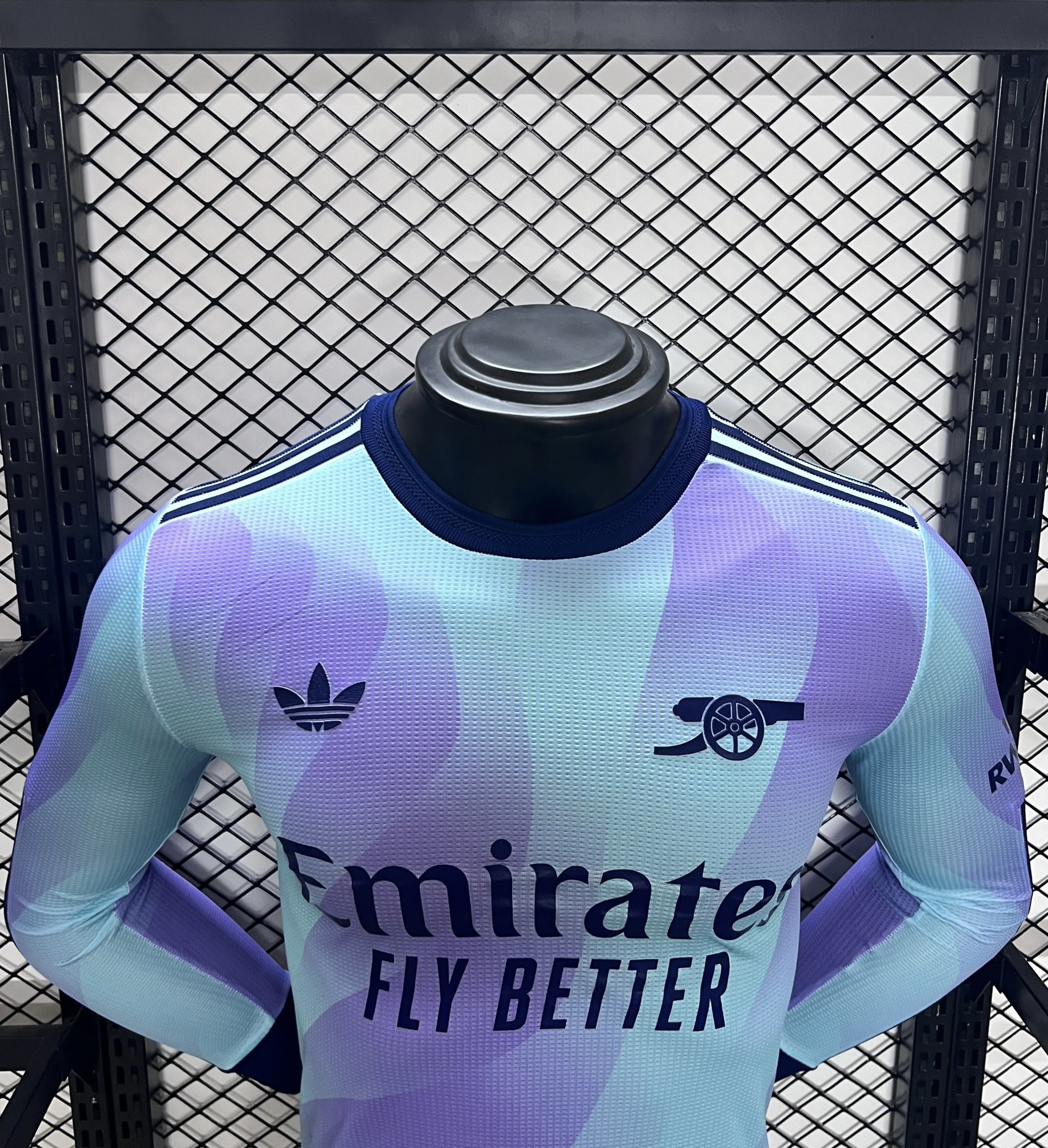 ManixJersey.com | Arsenal 24-25 Third Long Sleeve Jersey - Player Version -Customize Name, Number and Patch | Worldwide Shipping