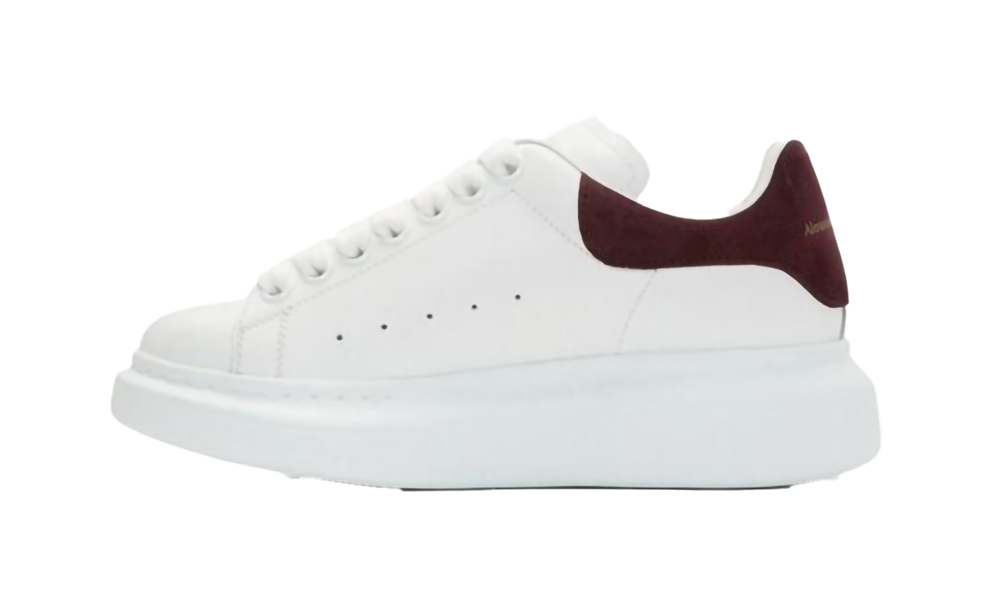Oversized Sneaker "White / Burgundy"、mysite、Cacoeks