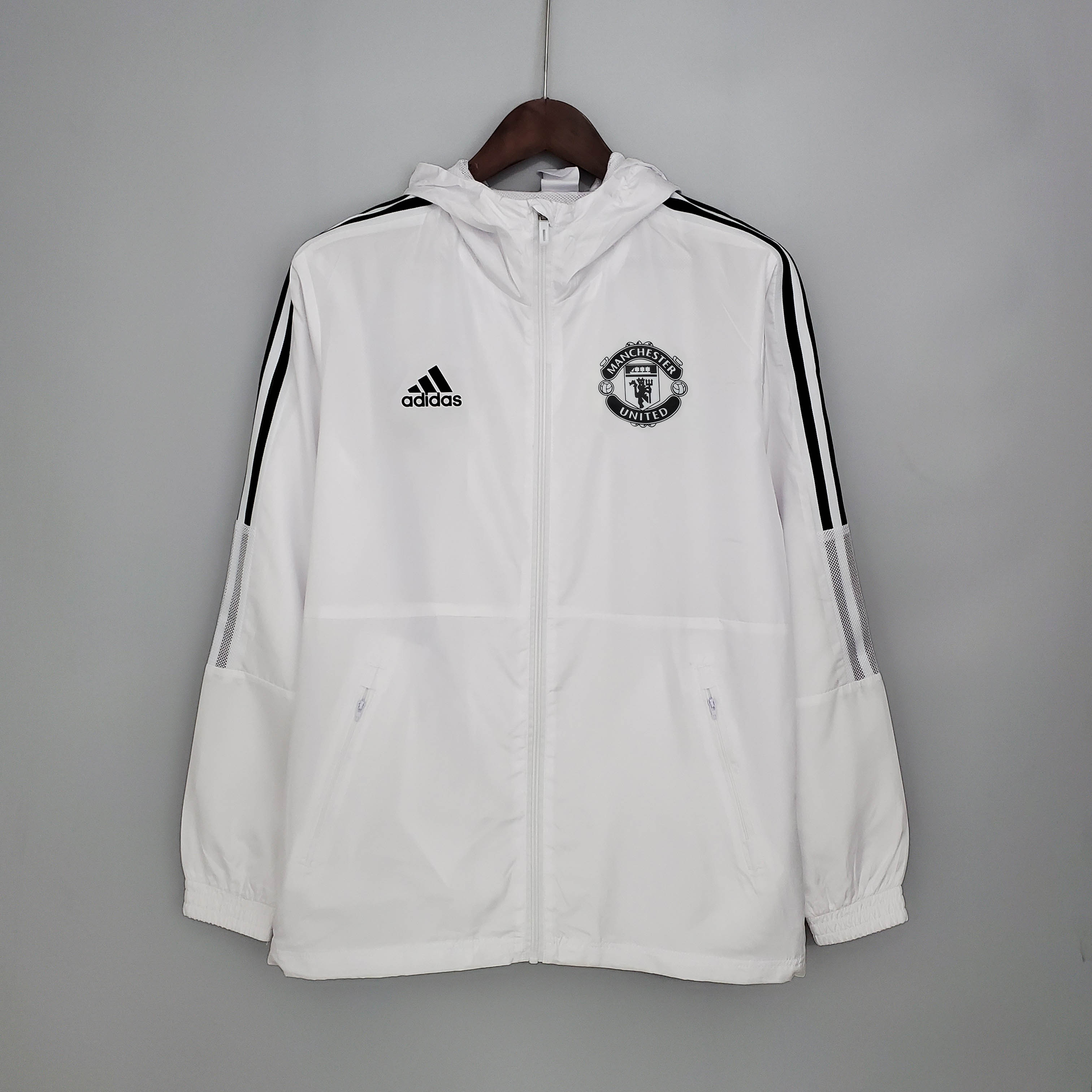 2021/2022 Manchester United Jersey Windbreaker White:football jersey mysite: unitedjerseyfootball 邓江浪:football
