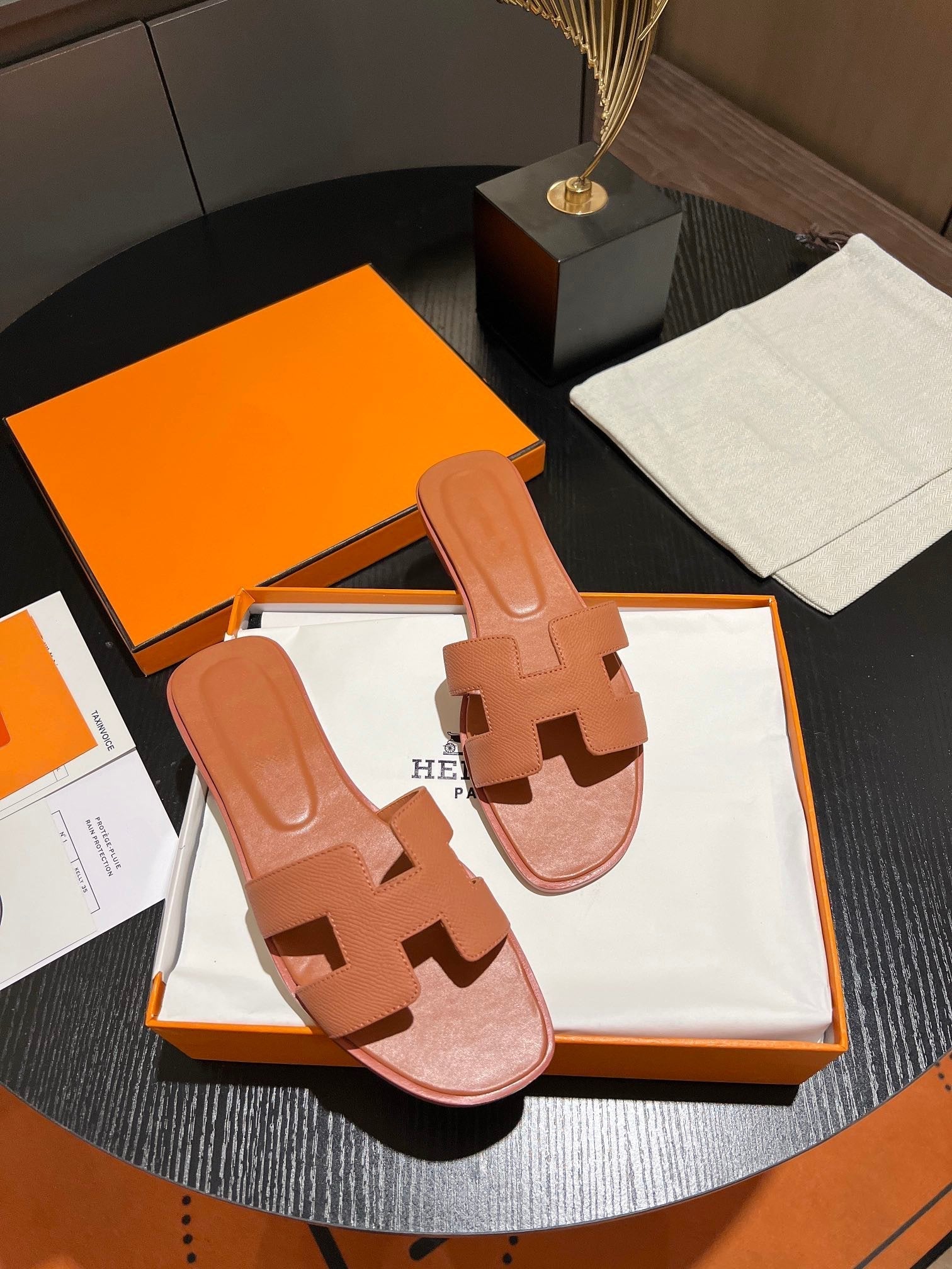 0RAN SANDAL Leather Carrot、mysite、Cacoeks