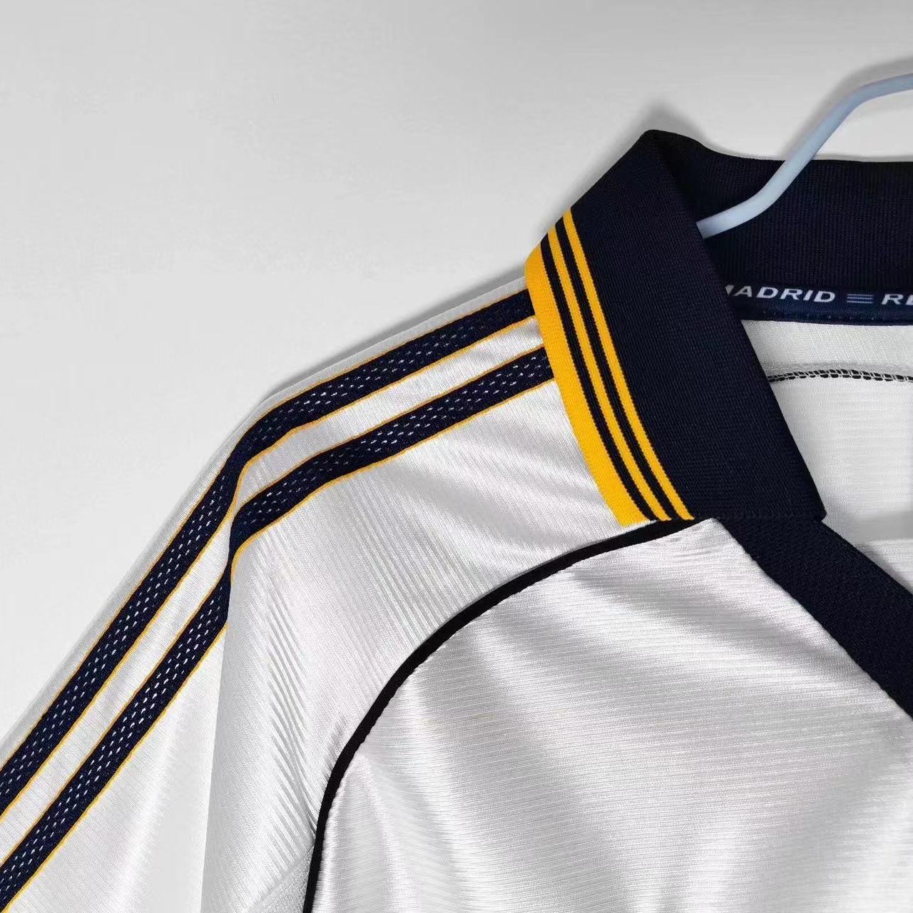 1998-00 Real Madrid home soccer jersey-Retro version: Ajax 24-25 Home Stadium Jersey - Fans Version mysite: Adidas luxuryfootballshirts.com: https://www.luxuryfootballshirts.com/