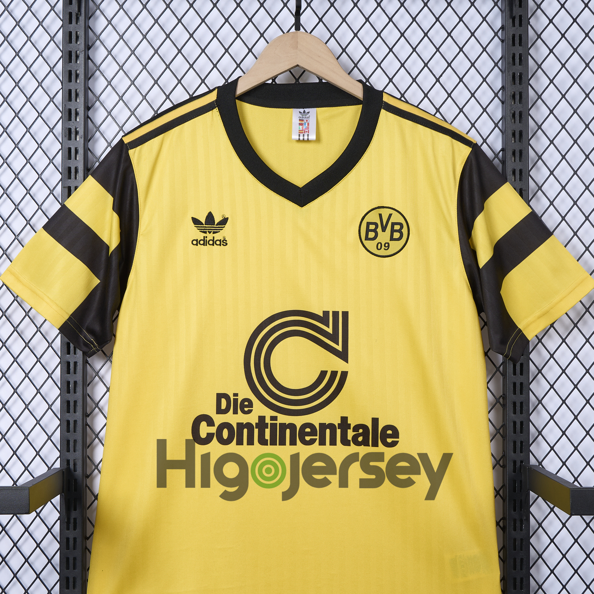 Higojerseys-Retro Dortmund 1989-90 Anniversary Jersey