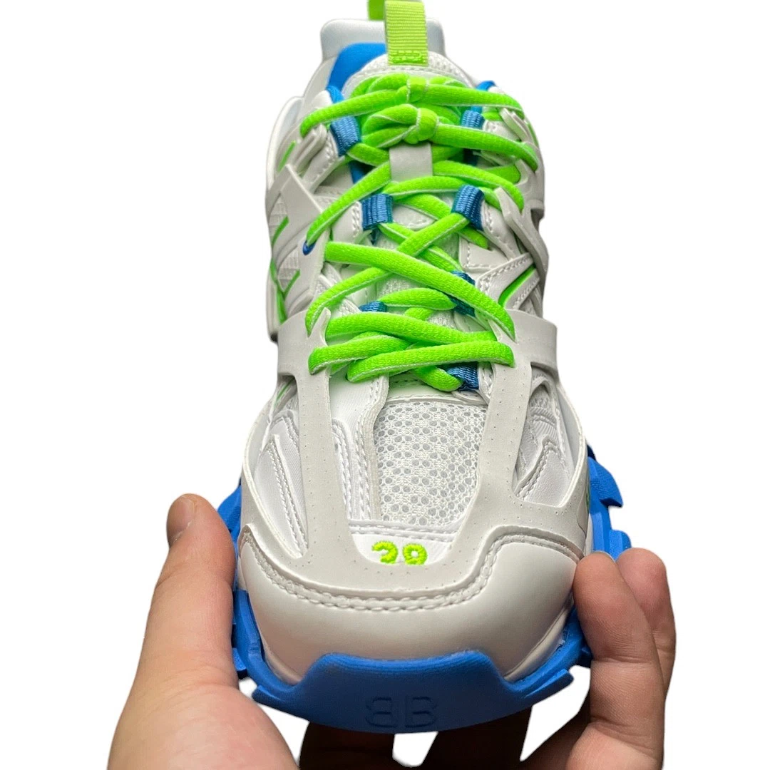 Balenciaga 1.0 Track Sneaker White Blue Green、mysite、Cacoeks
