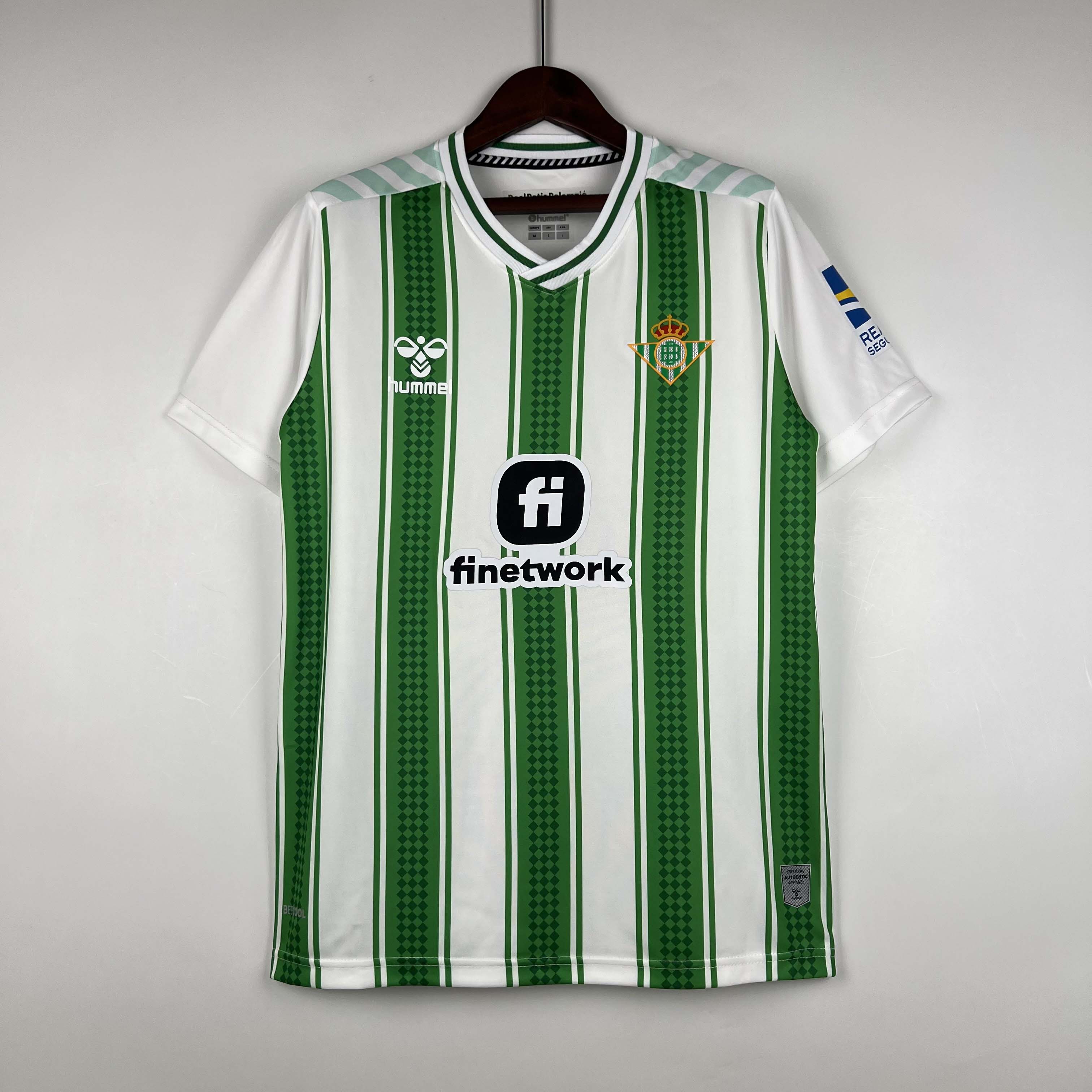 2023/2024 Real Betis Home Football Shirt 1:1 Thai Quality:football jersey mysite: unitedjerseyfootball 邓江浪:football