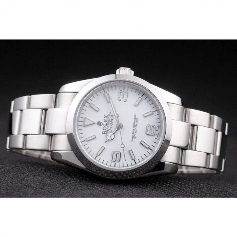 Replica Rolex Explorer 37mm Silver Dial 98086-fasswatch
