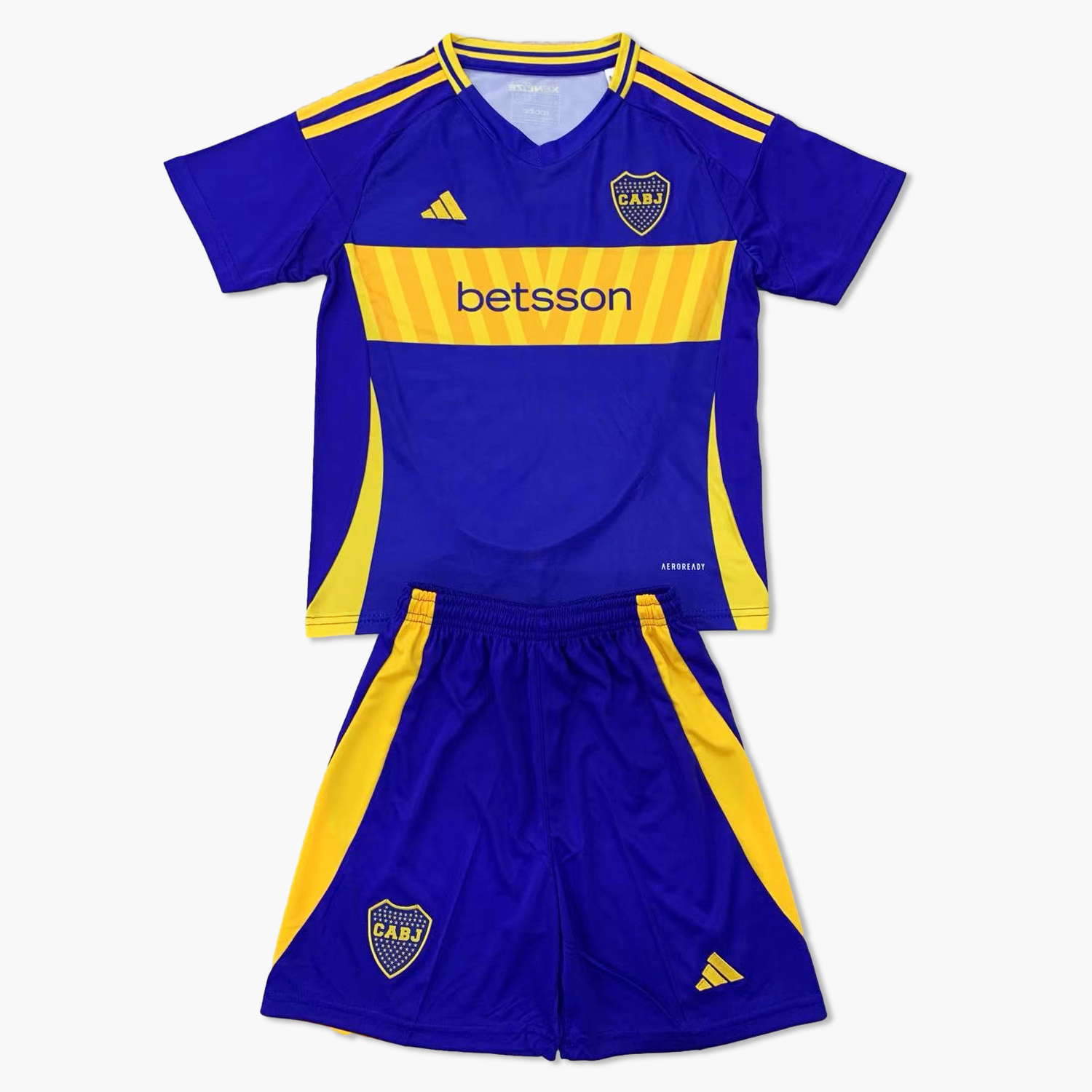 Higojerseys-Boca Juniors 24-25 Home Kids Kit