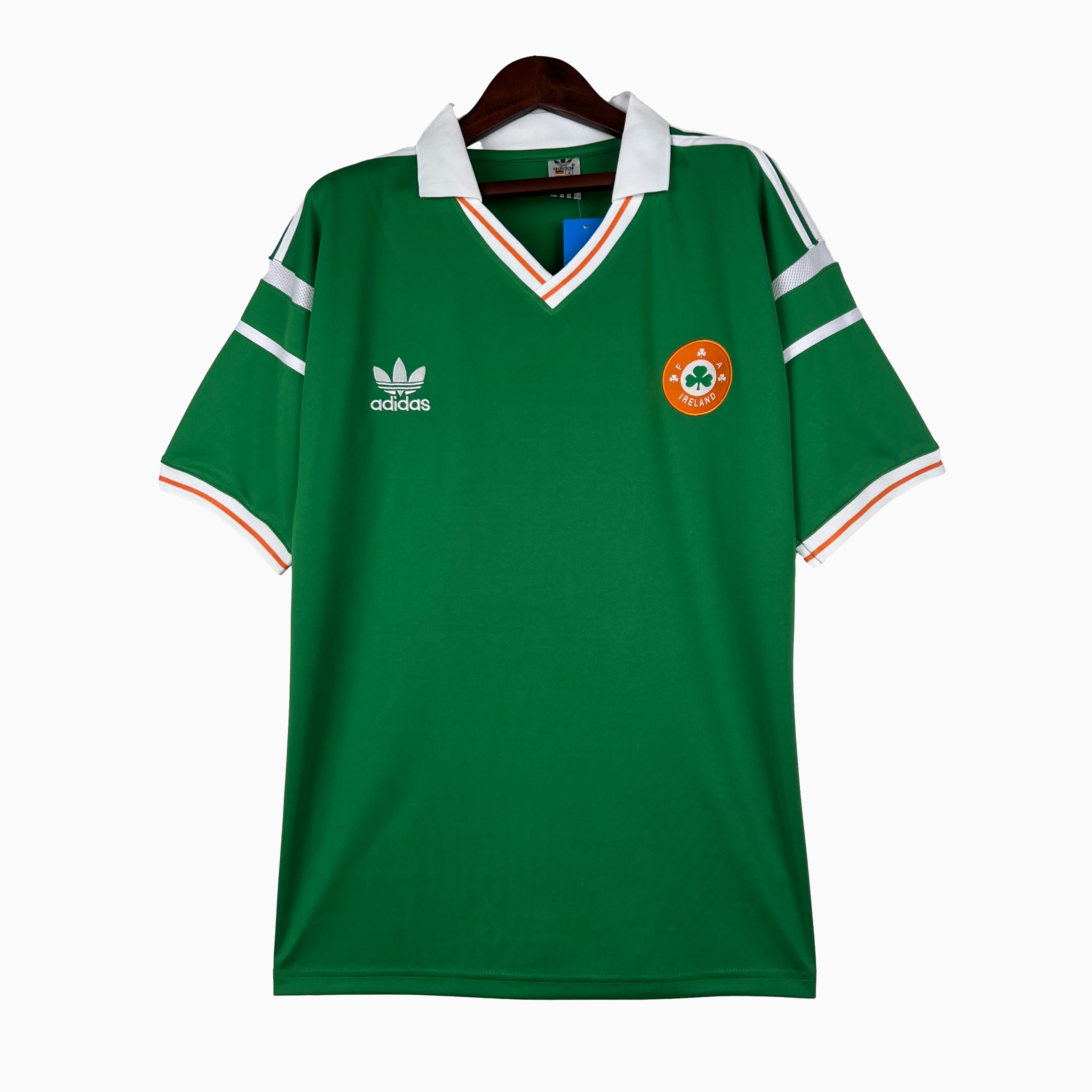 ManixJersey.com | Retro Ireland 1998 Home Stadium Jersey -Customize Name, Number and Patch | Worldwide Shipping