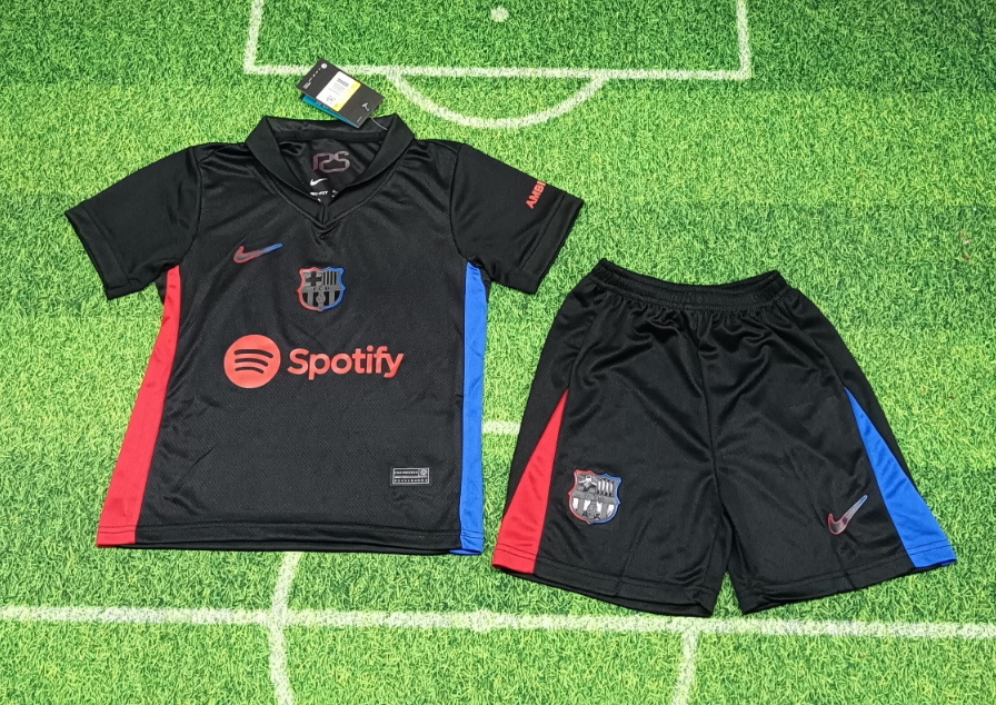24/25 Barcelona Away Football Shirt Kids Size Suit-mysite Custom Football Kit- Nextkits
