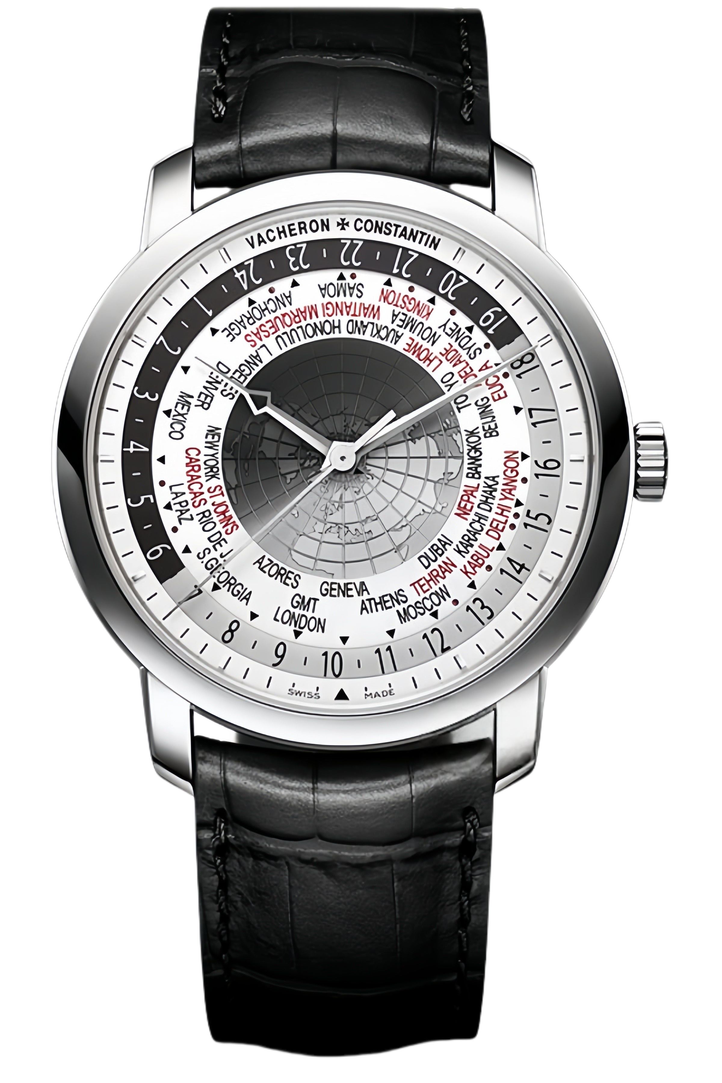 Vacheron Constantin Traditionnelle Ref. P86060/000G-8982 Super Clone Watch – White Gold Case Silver Dial Swiss Replica