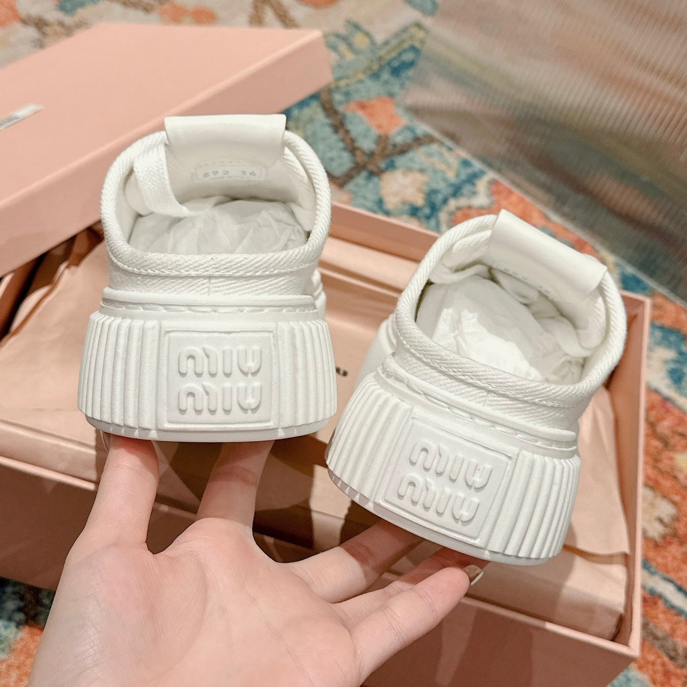 Sneakers Mules White Canvas、mysite、Cacoeks