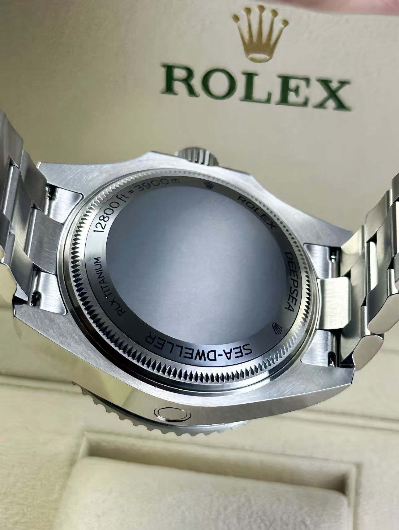 Rolex DEEPSEA 44mm Super CloneSwiss Replica Watch D-Blue Dial Ref 126660-3235 Swiss Movement