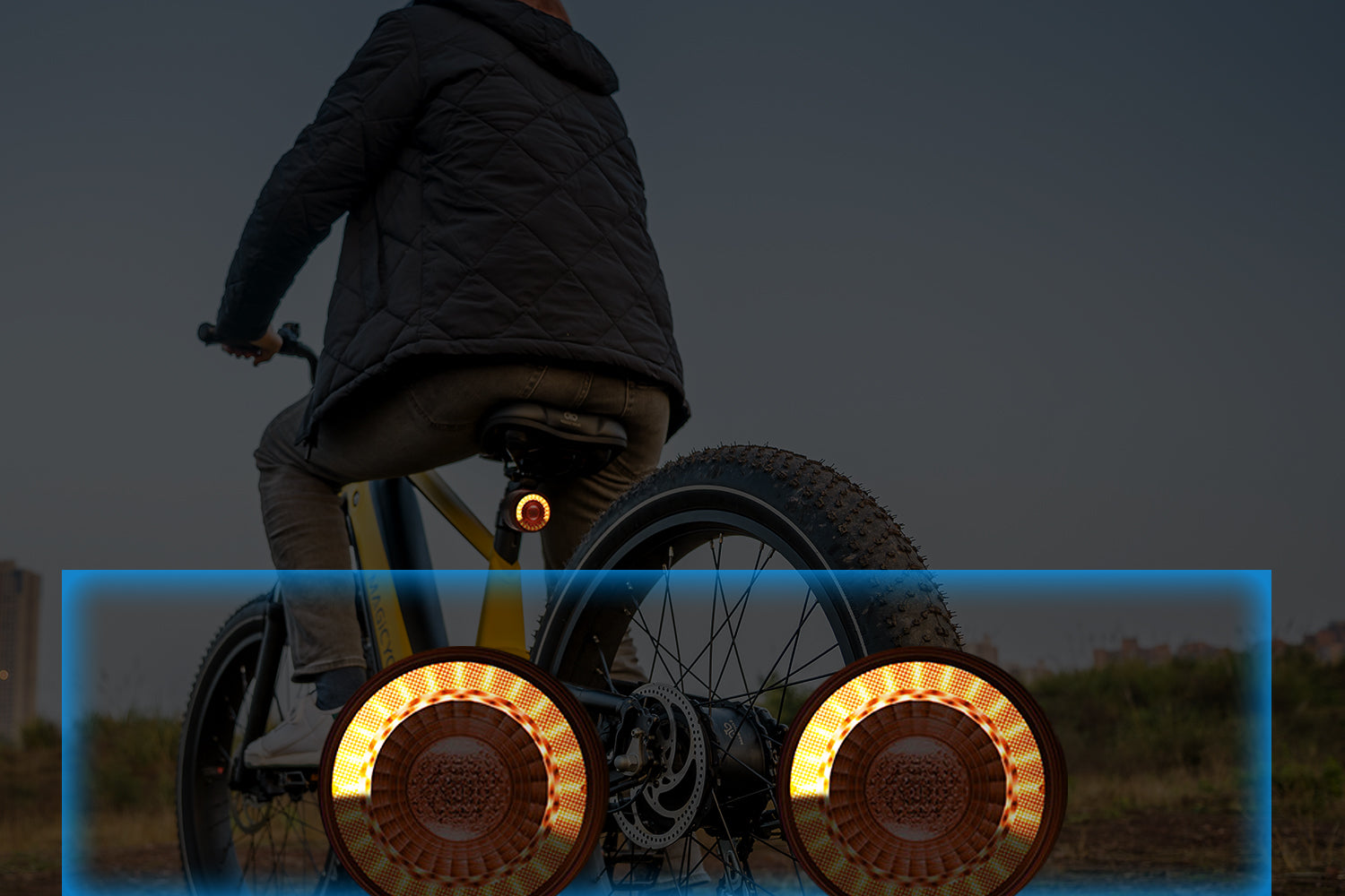Smart Ebike Tail Light Brake Sensing Rear Light、mySite、bearsvspackers